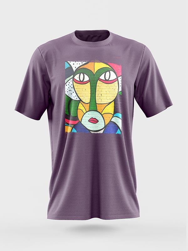 Home 14 t shirt 5 T-Shirt Antique Face Print